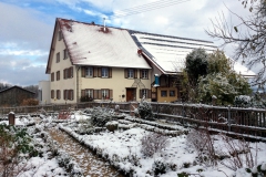 Bauerngarten im Winter